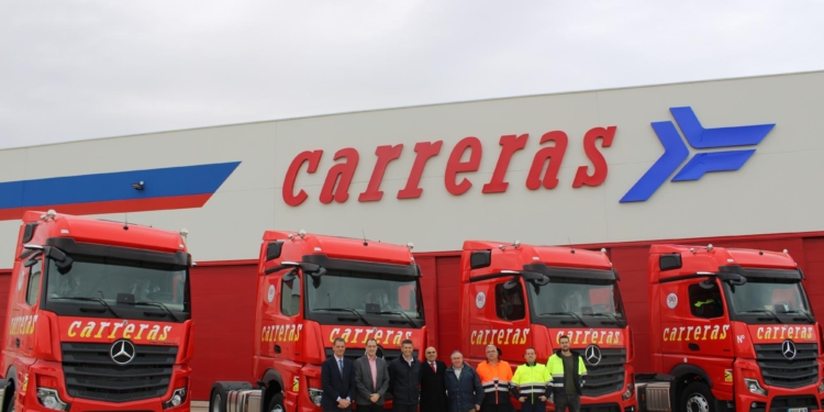 Carreras Grupo Logístico adquiere 20 camiones Mercedes-Benz Actros L