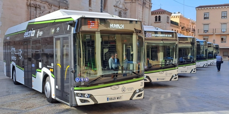 12,8 millones de pasajeros usaron el bus urbano en Elche en 2024