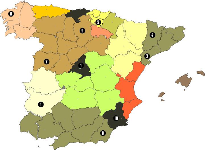 El gasóleo barato se reparte por toda España