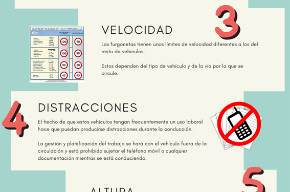 Las furgonetas estarán ‘bajo la lupa’ toda esta semana