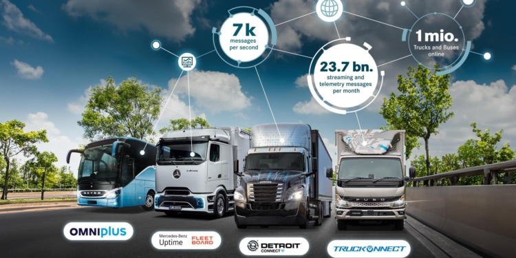 Daimler Trucks alcanza el millón de vehículos conectados en todo el mundo