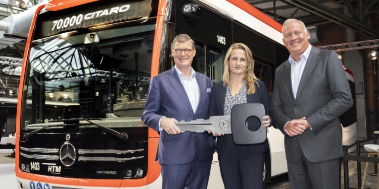 El autobús Citaro celebra un hito histórico con 70.000 unidades producidas