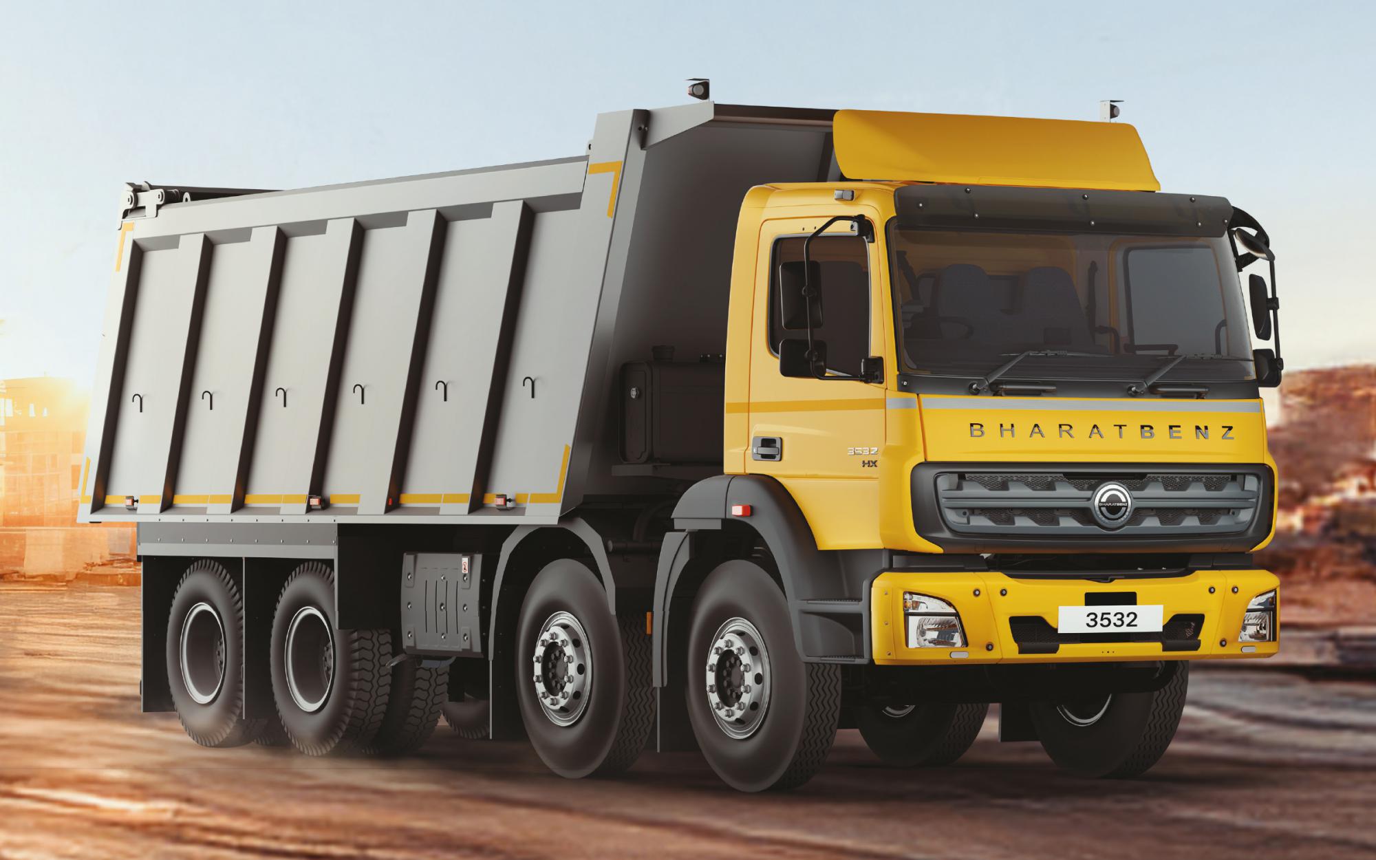BharatBenz presenta nuevos modelos para la construcción y minería