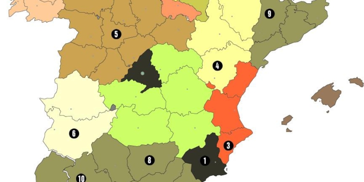 La mitad sur reclama su espacio en la tabla