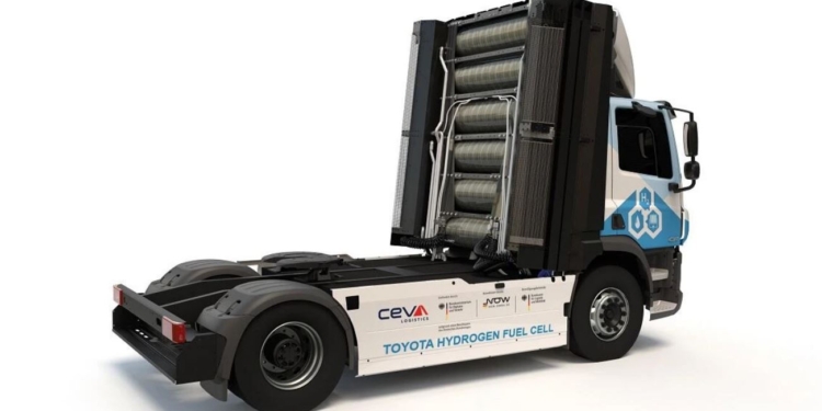 Ceva pondrá a prueba cinco años el camión de hidrógeno de Toyota