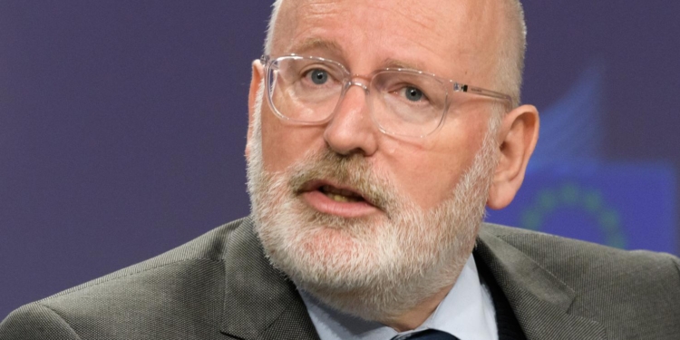 Timmermans: ‘El cambio climático va más rápido de lo esperado’