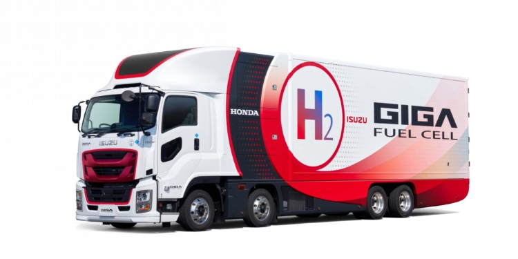 Giga Fuel Cell, el camión de hidrógeno que llega de Japón