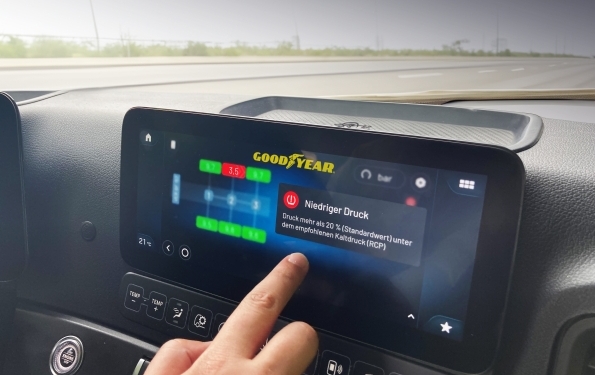 Goodyear integra su aplicación DriverHub en el portal de Mercedes-Benz