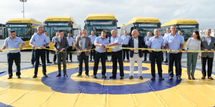 Guaguas Municipales incorpora 12 vehículos y 83 conductores