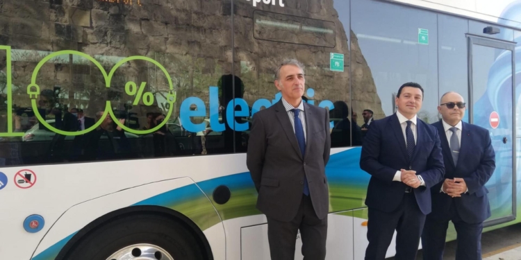 Dos nuevos autobuses eléctricos lanzados por Malta Public Transport