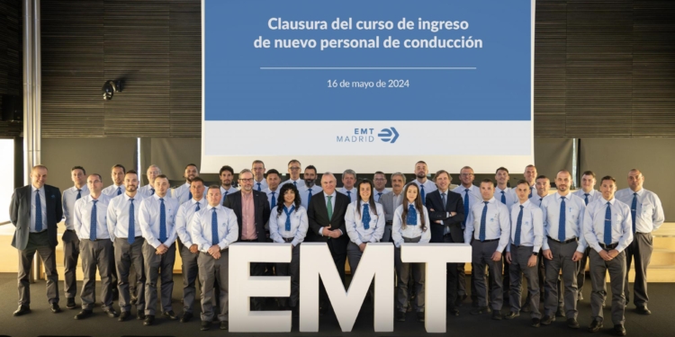 Contrataciones récord: EMT Madrid incorpora nuevos conductores