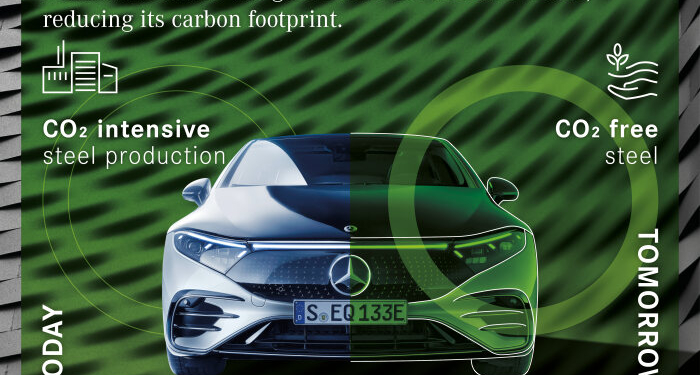 Mercedes Benz usará acero verde en 2025 para descarbonizar