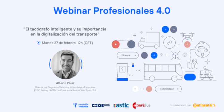 Alberto Pérez impartirá un webinar sobre el papel del tacógrafo