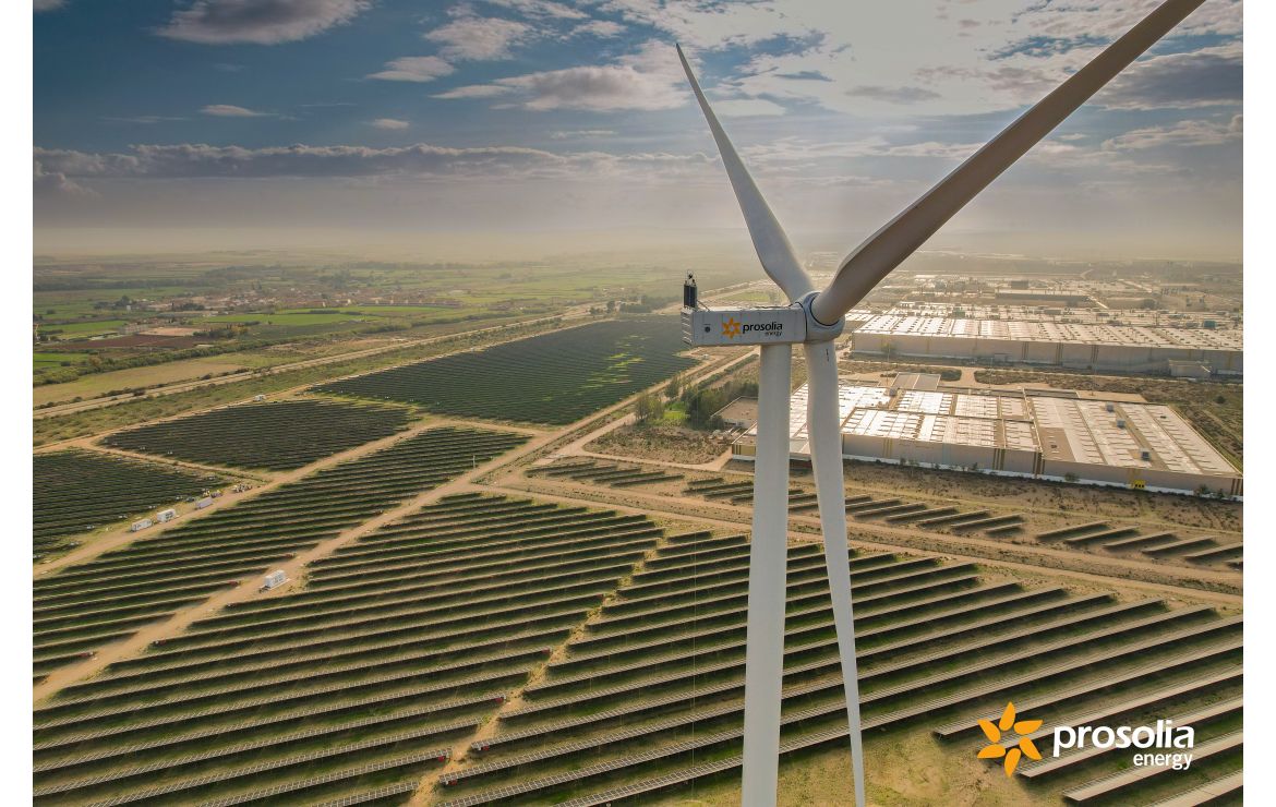 El nuevo aerogenerador en Figueruelas evitará 14.800 toneladas de CO₂ al año