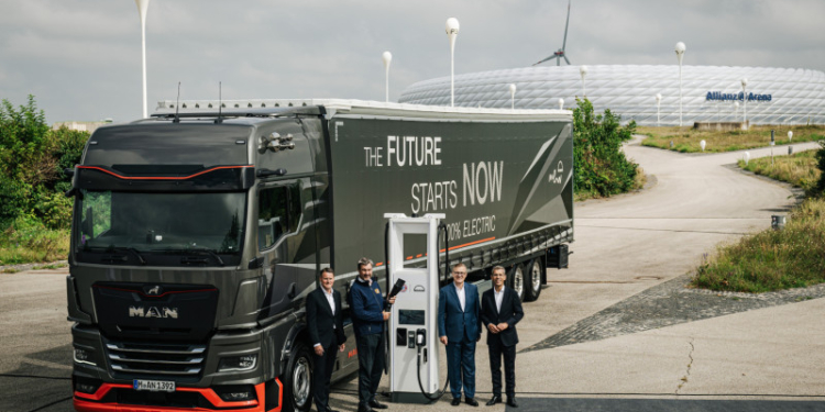 FC Bayern y MAN impulsan la electrificación del transporte en Europa