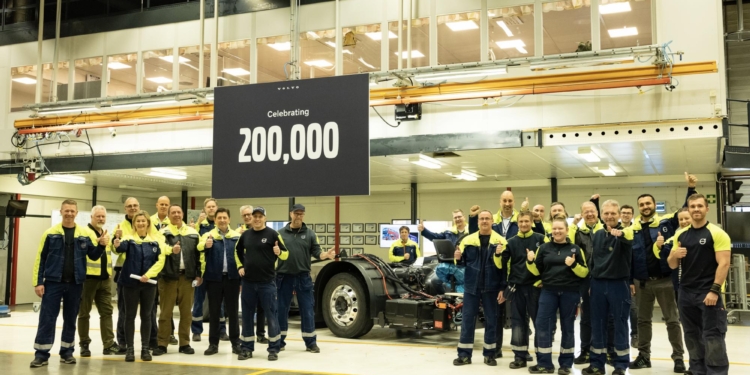 Hito para la planta de Volvo en Borås: 200.000 chasis producidos