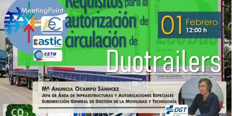 Astic, CETM y ACE repasarán los requisitos para los duotrailers