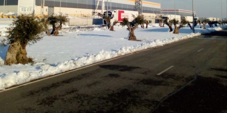 Amazon bloquea a cientos de transportistas una semana en condiciones infrahumanas por la nieve