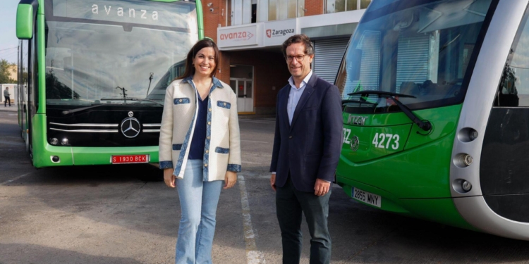 Avanza completa la primera fase de electrificación de la flota de Zaragoza
