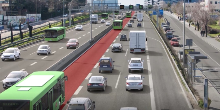 La A-2 será adaptada como carril Bus-VAO, para reducir tiempos de viaje