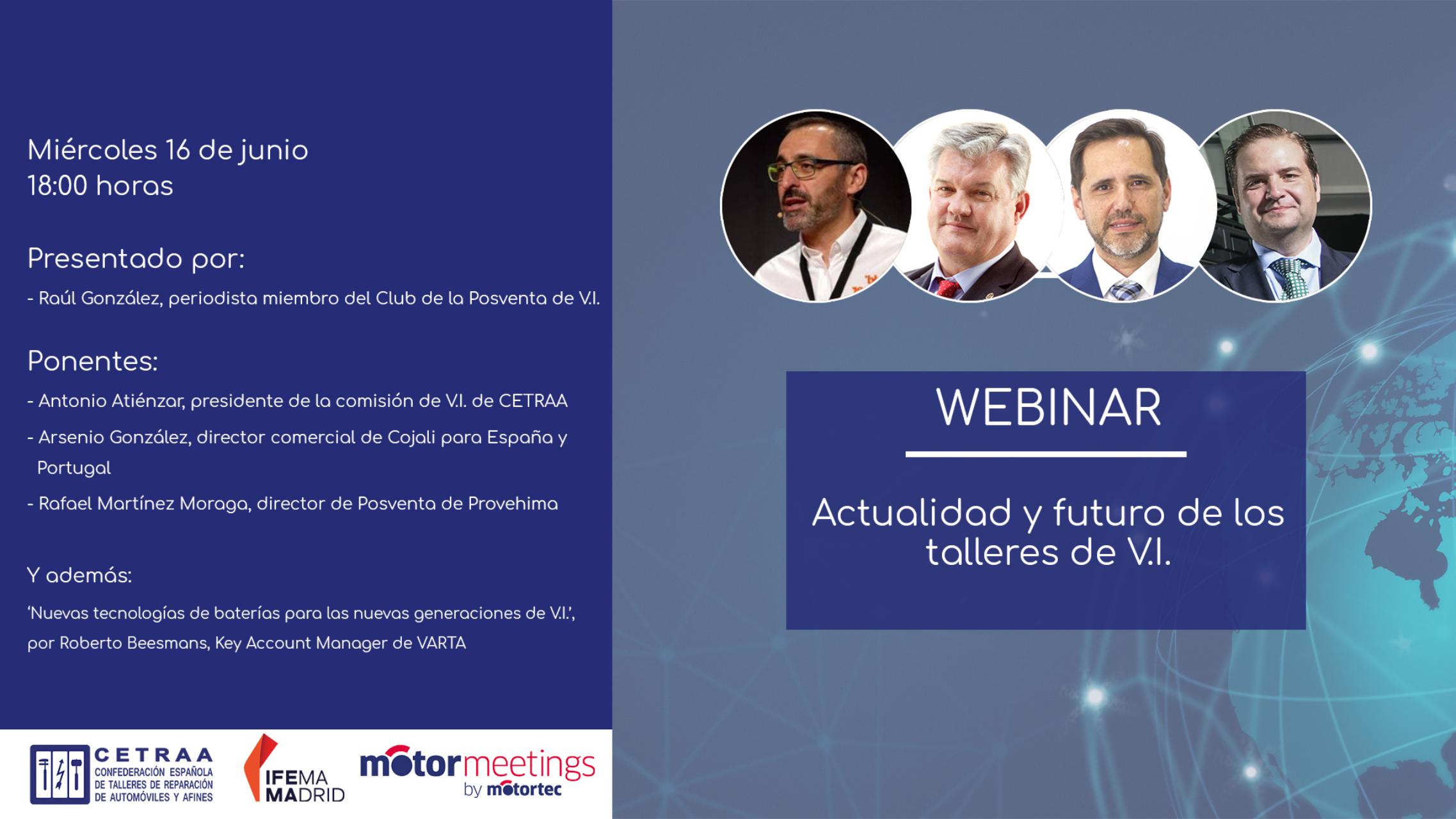 Actualidad y futuro de los talleres de V.I., en Motormeetings