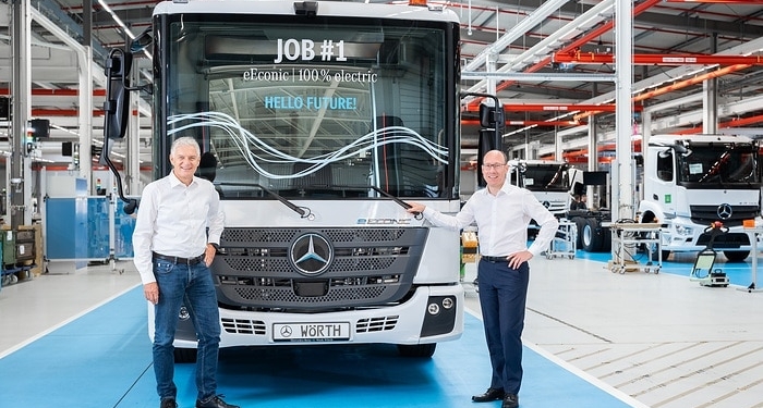 El Mercedes-Benz eEconic desde la planta de Wörth a partir de ahora