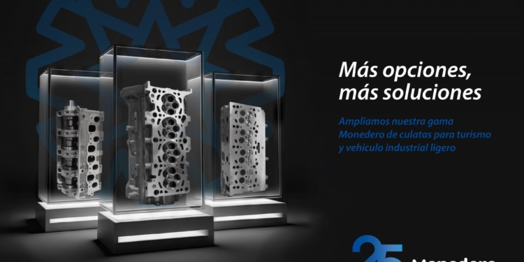 Monedero lanza nuevas culatas para vehículos comerciales y para turismos