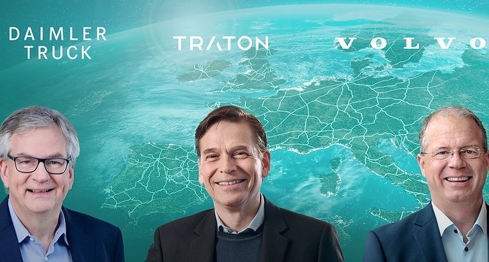 Volvo, Traton y Daimler Truck unidas por la infraestructura de carga