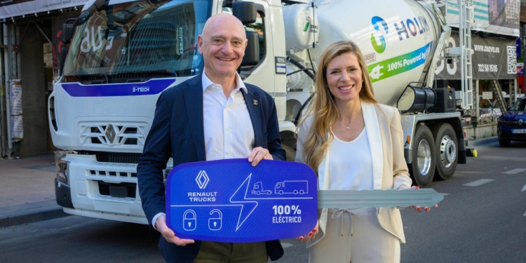 Holcim amplía sus hormigoneras eléctricas con Renault Trucks