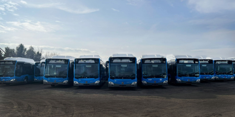 EvoBus Ibérica entrega a la EMT de Madrid 37 Citaro NGT