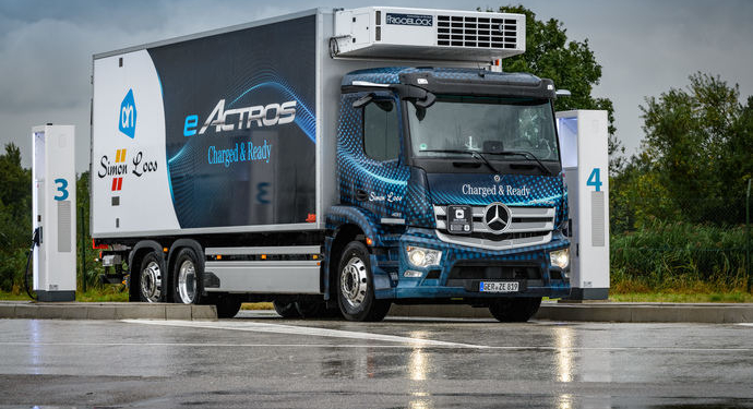 eActros y Actros L de Mercedes-Benz presentes en el evento ‘Driving Exprience’