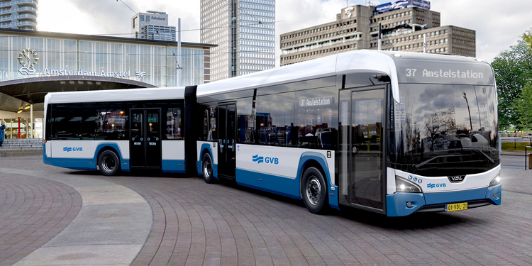 GVB Ámsterdam amplia su flota eléctrica con 84 ebuses VDL Citea