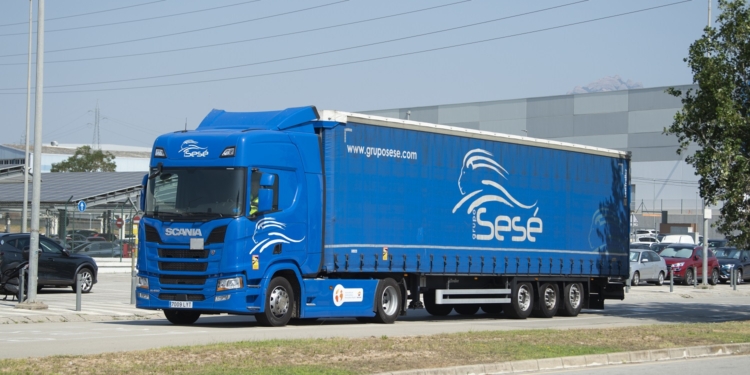 Scania confirma una reducción de emisiones, junto con Grupo Sesé y Repsol, de hasta el 90%