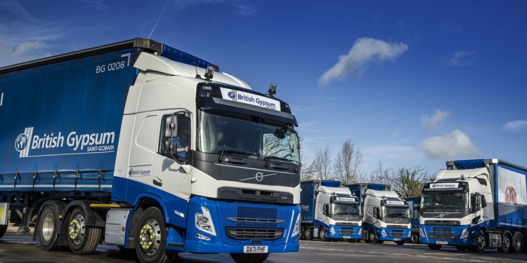 XPO Logistics y British Gympsum confían en Volvo FM Trucks