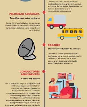 La DGT intensifica la vigilancia de camiones y autobuses