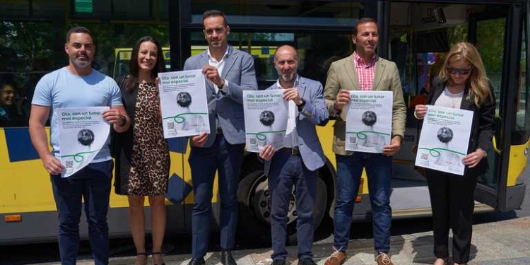 Urbanos de Ourense participa en una campaña contra el cáncer de piel