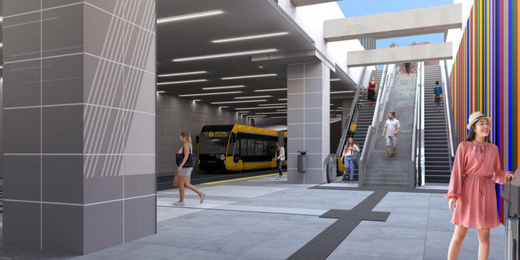 Guaguas Municipales licita obras en la parada MetroGuagua Santa Catalina