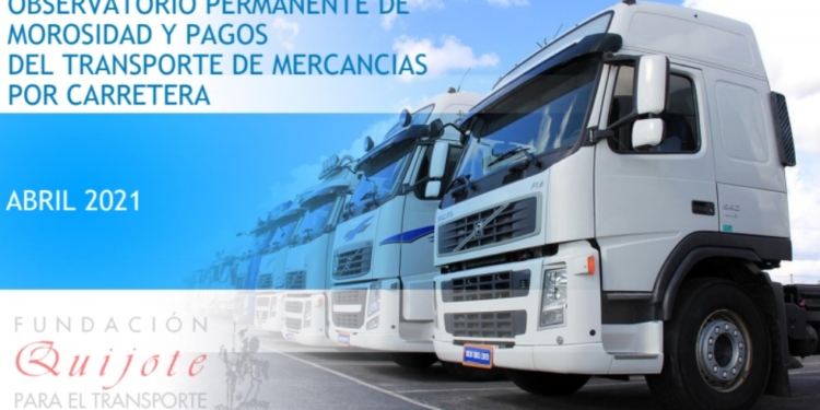 Se mantiene la morosidad en el transporte en Agosto en 81 días de media