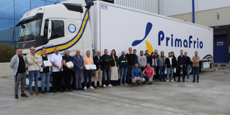 Primafrio galardona a cinco conductores en los Premios de Conducción Eficiente