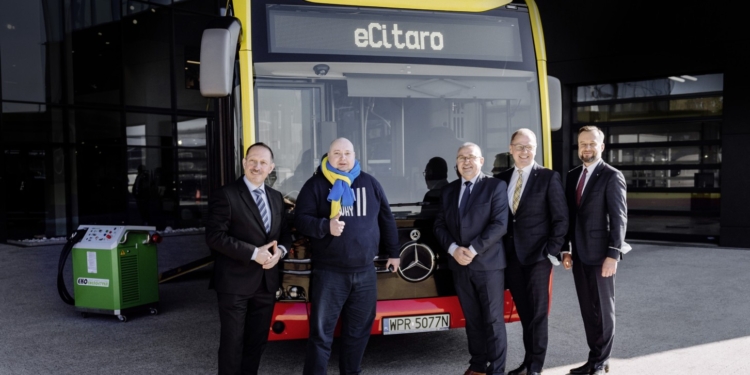 Mercedes-Benz eCitaro G entrega 11 nuevos autobuses a MPK Wroclaw