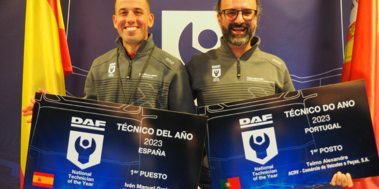 DAF concede el premio al Técnico del Año 2023 de España y Portugal