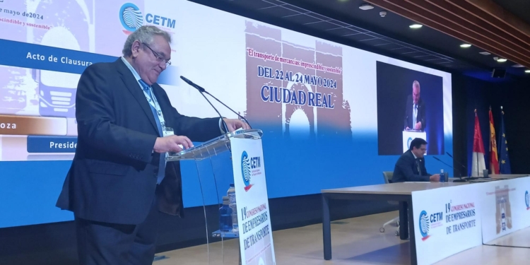 El presidente de CETM critica la ausencia del Ministerio de Transportes en su Congreso