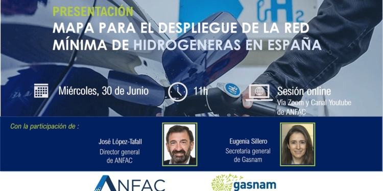 Anfac y Gasnam presentan el mapa de hidrogeneras y vehículos