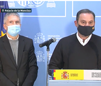 Ábalos asegura el restablecimiento de servicios ferroviarios y aéreos