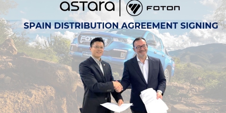 Astara, importador exclusivo de Foton Motor en España