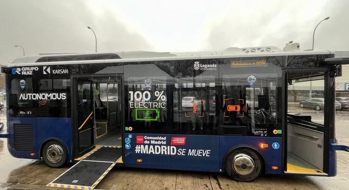 Así han sido las pruebas del autobús autónomo de Karsan en Leganés