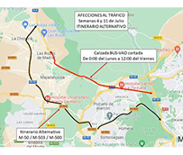 A partir de hoy afecciones al tráfico en el carril BUS-VAO de la A-6