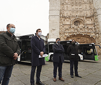 Auvasa presenta cuatro nuevos autobuses de GNC para Valladolid