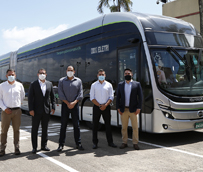 BYD presenta el primer autobús articulado 100% eléctrico de Brasil