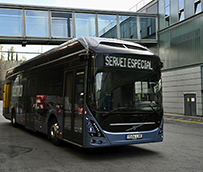 TMB inicia las pruebas de un nuevo Volvo eléctrico, de piso bajo y 12m